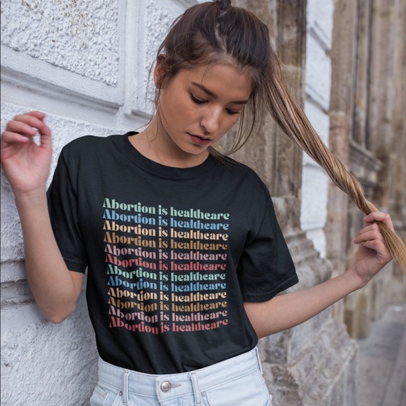 Planned Parenthood Tops - NWOT ROE VS WADE ABORTION IS HEALTHCARE SHIRT SIZE 3X PLUS SIZE